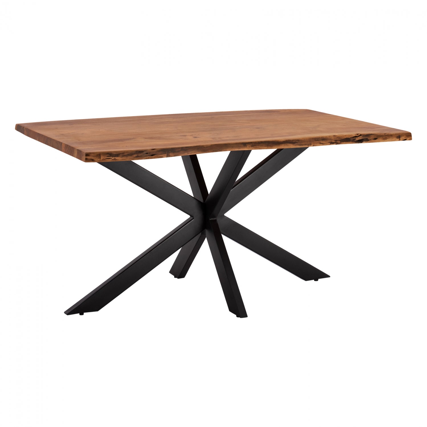 Трапезна маса 160x90x77 см Montana Superior 3.5 см дебелина масивна акациева дървесина