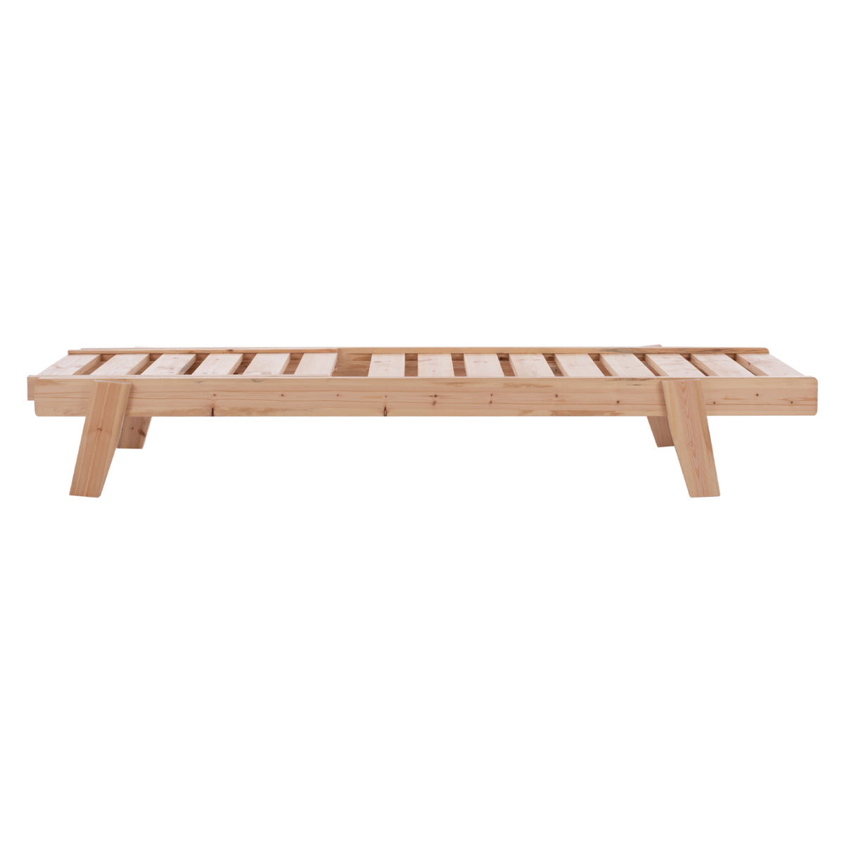 Професионален шезлонг от масивна шведска дървесина SAMOS 67x200x83 см.