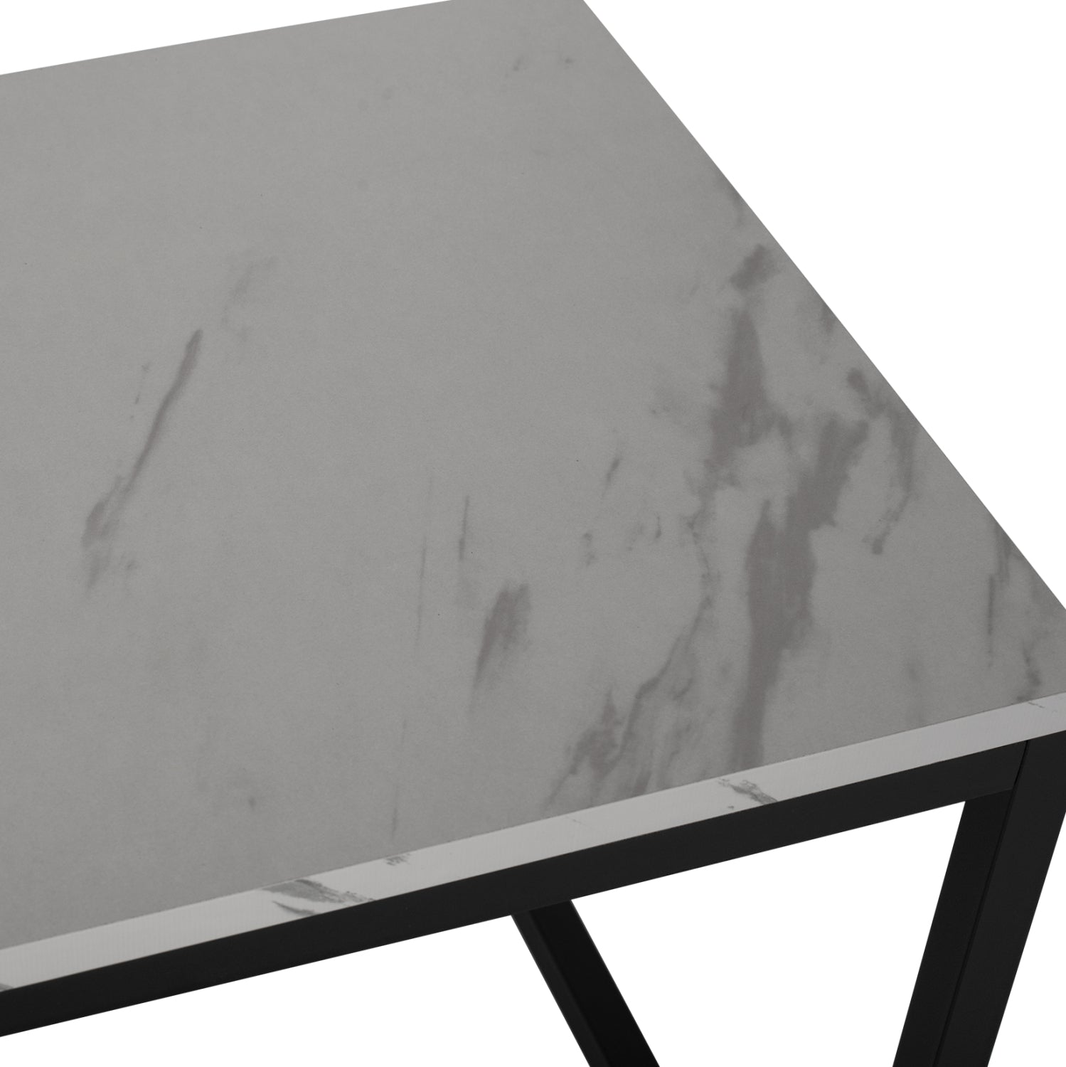 Странични маси Grelay комплект 2 бр MDF и метал 45x45x50Hсм.
