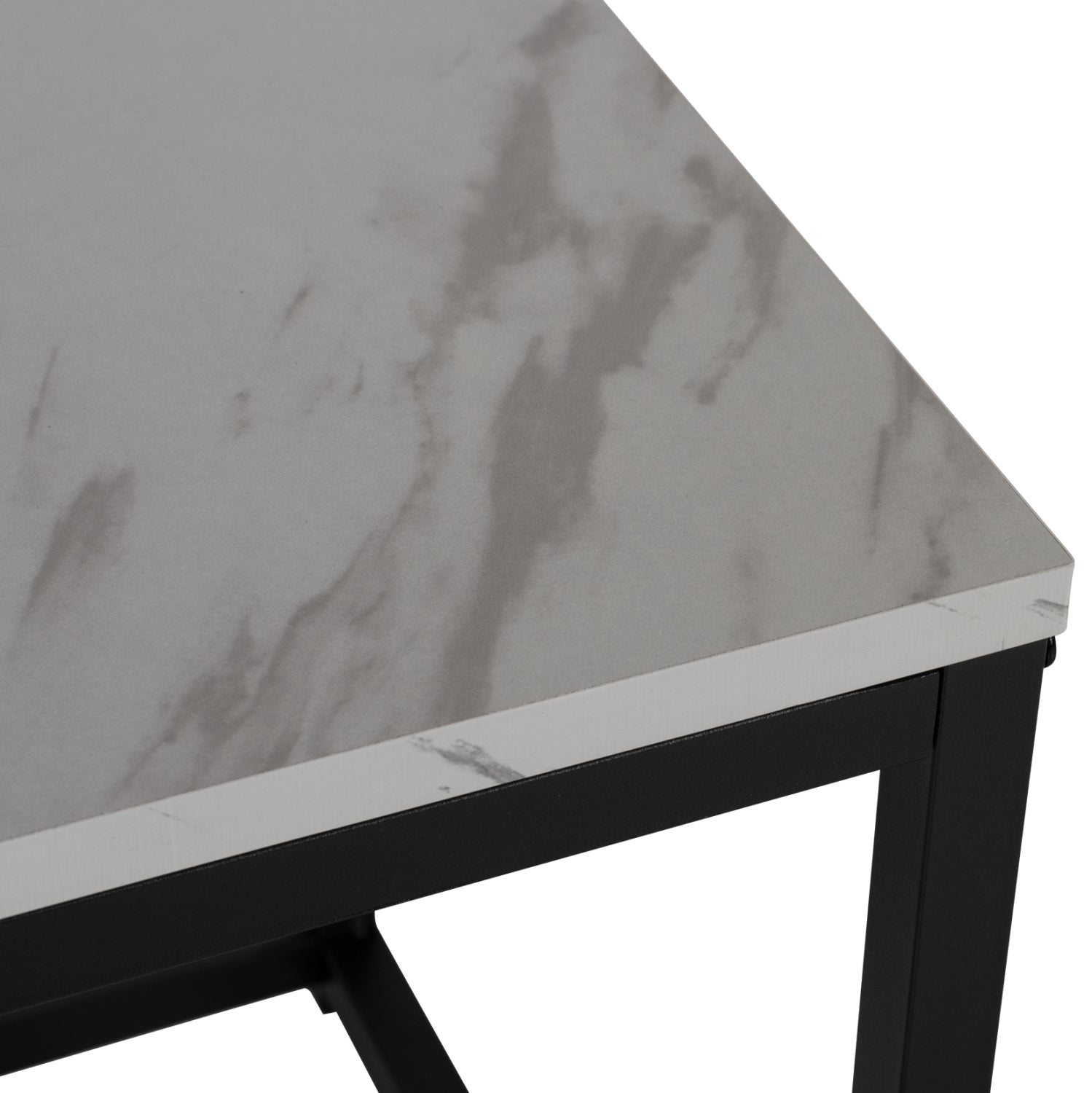 Странични маси Grelay комплект 2 бр MDF и метал 45x45x50Hсм.